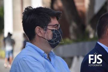 El Cabildo supervisa la finalización de las obras de mejora en la Zona Comercial Abierta de Los Llanos/Francisco Javier Santana.